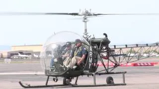 Bell 47 Test Flight • Engine Blows Up • Oil Burning!