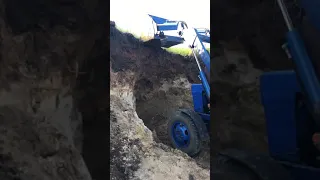 Т40 копает песок (часть 2)