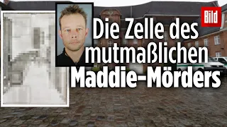 Mordfall Maddie McCann: Christian B. zeichnet seine Einzelzelle | EXKLUSIVES FOTO