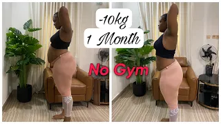 What I Ate To Lose 10kg in 1 month.. No Gym and No Fad Diets.. Realistic Weight Loss