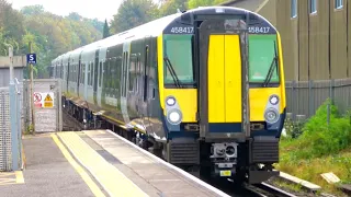 South Western Railway (SWR) Class 458/4 Junipers Passing Micheldever & Eastleigh on Test - 11/10/23