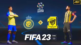 FIFA 23 - AL NASSR vs. AL ITTIHAD - Ft. Karim Benzema - Full Match - PS5™ [4K]