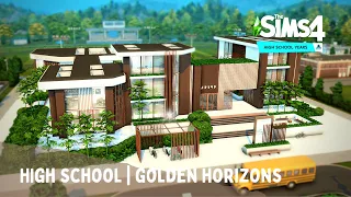 High School | The Sims 4 Speed Build | No CC | High School Years