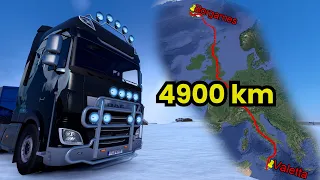 4K UltraHd | ETS2 Longest Delivery Iceland to Malta | Euro Truck Simulator 2 |Logitech G29 (Full)