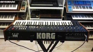 KORG Polysix Analog Synthesizer (1982) RetroSound Soundscapes