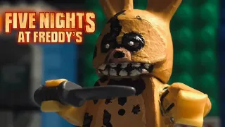 (Five Nights at Freddy’s Movie) Mike Schmidt Vs. Spring trap Scene In LEGO