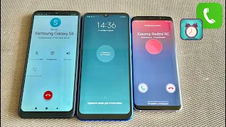 Incoming Call & Alarm Clock Samsung Galaxy S8 & 2 Xiaomi Redmi 9C