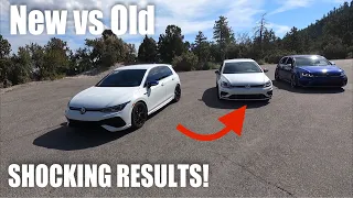 MK8 Golf R Stock vs STAGE 2 MK7.5 Golf R Race!