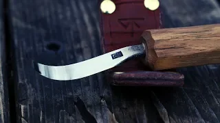 My SpoonCarving Tools  -  The Sanderson Hook by Reid Schwartz