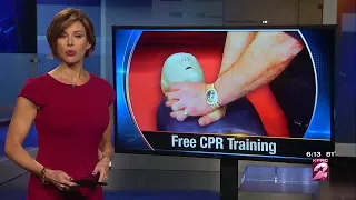 Husband saves wife's life with CPR