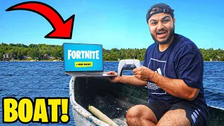 I Played A Game Of Fortnite On A Boat In The Middle Of The Ocean