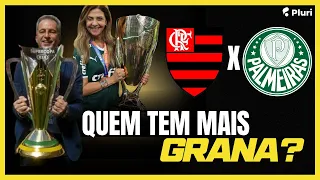 Comparamos os balanços de Palmeiras e Flamengo. Descubra quem está na melhor situação financeira.