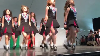 Treble Reel Irish Dance by Rince na Chroi at 2018 St. Paul Irish Fair