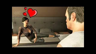 GTA 5 - Best Girlfriend Mission! (Trevor and Biker Chick)