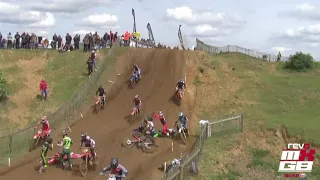 Revo British Championship - Crash Footage MX2 Race 1 - Lyng