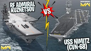 Mencari Yang Terbaik..!! USS Nimitz (CVN-68) ATAU RF Admiral Kuznetsov || Modern Warships