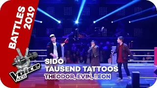 Sido - Tausend Tattoos (Theodor, Evin, Leon) | Battles | The Voice Kids 2019 | SAT.1