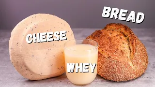 How to Make Cheese and use the Leftover Whey to Make Bread