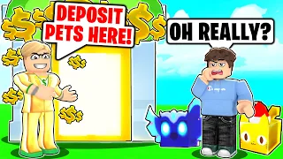 This SCAMMER Pretended To Be The BANK To STEAL PETS! (Roblox Pet Simulator X)