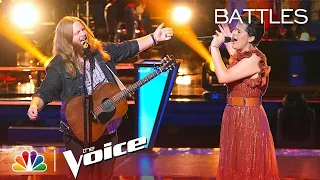 The Voice 2018 Battle - Chris Kroeze vs. Mercedes Ferreira-Dias: "Back in the High Life Again"