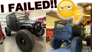 Watch Me FAIL Trying To Complete The FJ40!