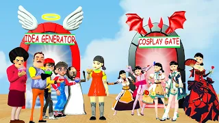 Scary Teacher 3D vs Squid Game Dresses Nice And Error Dressing Gate 5 Times Challenge