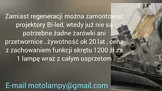 naprawa i regeneracja lamp bi-xenon skrętnych do Mercedes E-klasa W211 #warsztat #mechanik