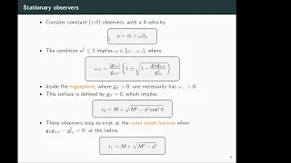 Timothy Anson, Disforming the Kerr metric