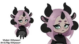 [Live2D] Kittysaurr Chibi Model [Vtuber Showcase]