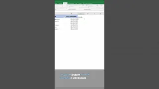 Как сделать сортировку по месяцам #excel #лайфхак #сортировка #месяцев