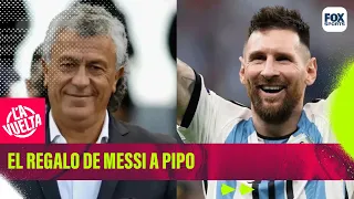 LA EMOCIÓN DE GOROSITO AL RECIBIR LA CAMISETA FIRMADA POR MESSI | LA VUELTA