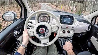 2022 Fiat 500 II Hybrid [1.0  70HP] |0-100| POV Test Drive #1071 Joe Black