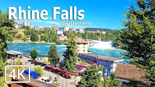 Rheinfall - A Paradise Switzerland 🇨🇭 , Europe’s largest waterfall ! 🌈 2023 | 4K Walking Tour