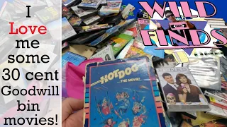 Thrift Store DVD Hunting - First time at this Goodwill bins store (huge T Shirt Score Too!)