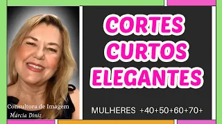 MODELOS DE CORTES DE CABELOS CURTOS - Mulheres mais 40 anos