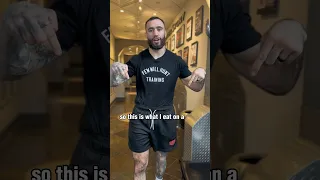 What Pro Fighter Hurricane Shane Burgos Eats During Fight Camp #mma #diet #nutrition #bjj weighins