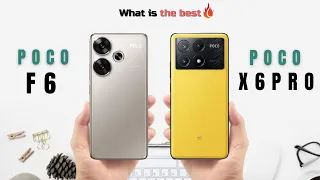 Poco F6  Vs Poco X6 Pro | Smartphones Comparison 🔥