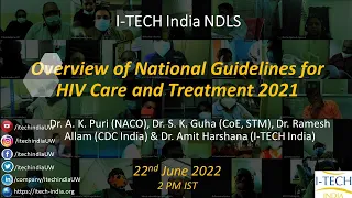 NDLS | Overview of National Guidelines for HIV Care and Treatment 2021