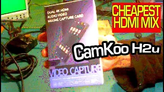 CamKoo H2U video capture mixer Unfair test. my graphics card problems + software ruined sound sync