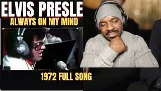 ELVIS Presley |"Always On My Mind" |studio march 1972 full song -react with_KINGS