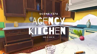 June's Journey Scene 1376 Vol 6 Ch 31 Agency Kitchen *Full Mastered Scene* HD 1080p