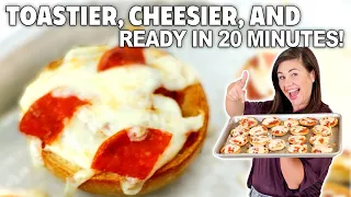 Pizza Bagel Bites | My Kid’s Favorite After-School Snack! 🚌🎒📚