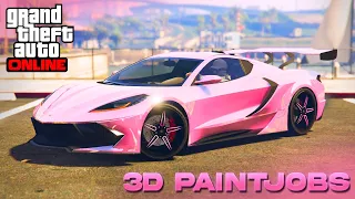 BEST 3D CHROME PAINTJOBS IN GTA 5 ONLINE! (Best Modded Crew Color Paintjobs)