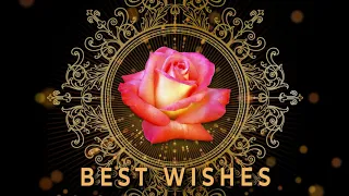 💖Best wishes💖Best Animated Greeting Card 4K