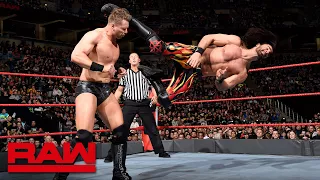 Seth Rollins & Finn Bálor vs. The Miz & The Miztourage - 2-on-3 Handicap Match: Raw, March 5, 2018