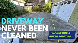 Historic Home Driveway Cleaning! NEVER BEEN WASHED!