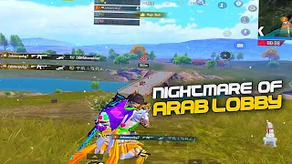 THE NIGHTMARE OF ARAB LOBBY IN PUBG MOBILE 🥵 Jabaanpubg 👑 iPad Mini 5 | 4 Finger + Full Gyroscope