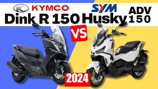 Kymco Dink R 150 vs SYM Husky ADV 150 | Side by Side Comparison | Specs & Price | 2024