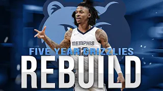 JA MORANT MVP!? 5 YEAR MEMPHIS GRIZZLIES REBUILD! NBA 2K22