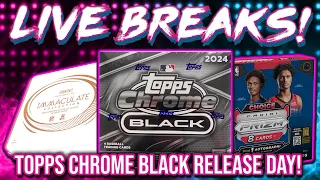 TOPPS CHROME BLACK RELEASE DAY! | Plus Prizm Choice NBA + Immaculate NFL & More (RGL #2796-2805)